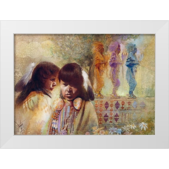 Lund, Denton 14x11 White Modern Wood Framed Museum Art Print Titled - Sun Dance