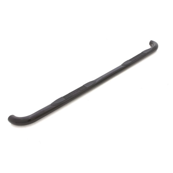 Lund 23085133 Black Steel 3" Round Bent Nerf Bars for 2004-2018 Nissan Titan Crew Cab