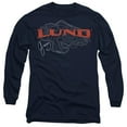 thumbnail image 1 of Lund Fish Finder Logo Unisex Adult Long-Sleeve T Shirt, Navy, X-Large, 1 of 3