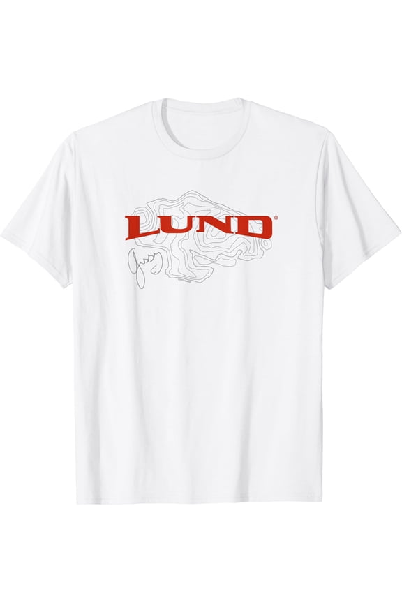 Lund Fish Finder Logo White T-Shirt, Unisex T-Shirt