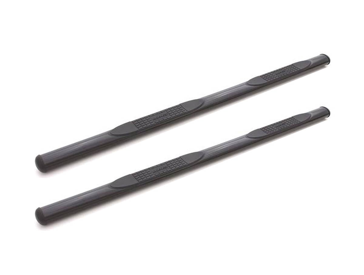Lund International - 05-16 Frontier Crew Cab Blk 4in Nerf Bars (MDLND Fits select: 2005-2021,2023 NISSAN FRONTIER Clearance
