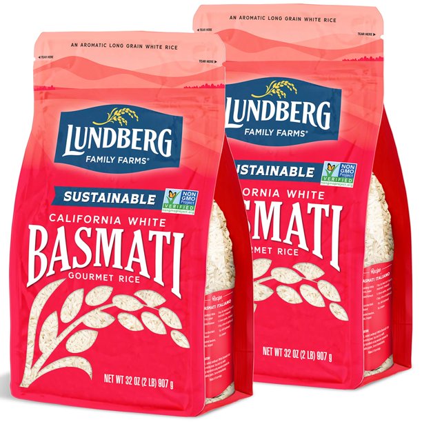 Lundberg Basmati Rice, Long Grain White Rice NonSticky, Fluffy