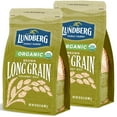 thumbnail image 1 of Lundberg Brown Rice, Regenerative Organic Certified, 2-Pack â€“ Non-Sticky, Aromatic Long Grain Rice, Responsibly Grown in California, 32 Oz Ea, 1 of 2