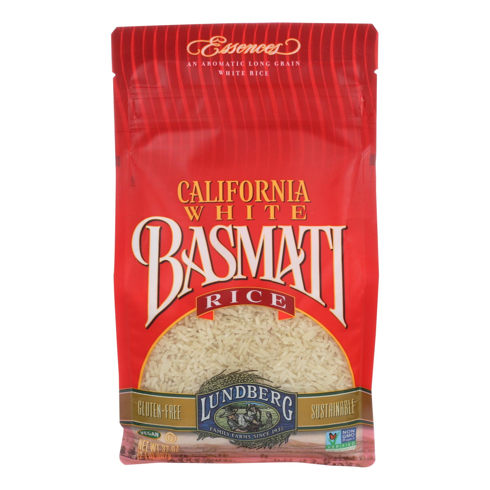 Lundberg Family Farms California Basmati White Rice - Case Of 6 - 2 Lb ...