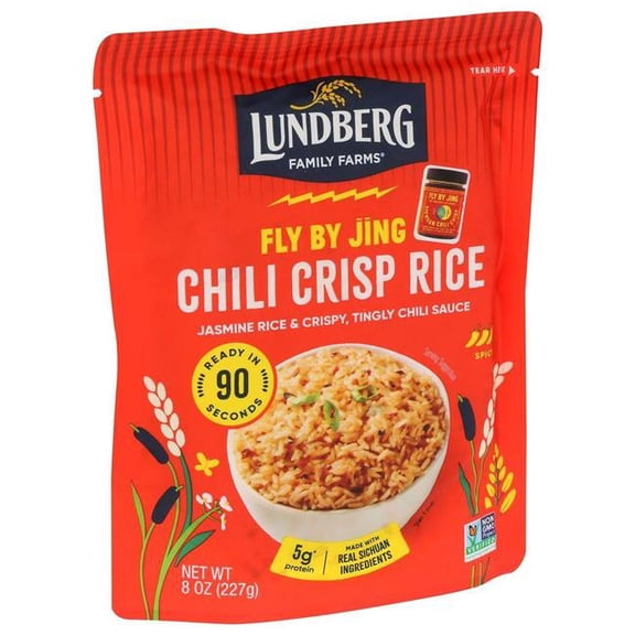 Lundberg 2420970 Chili Crisp Jasmine Rice, 8 oz