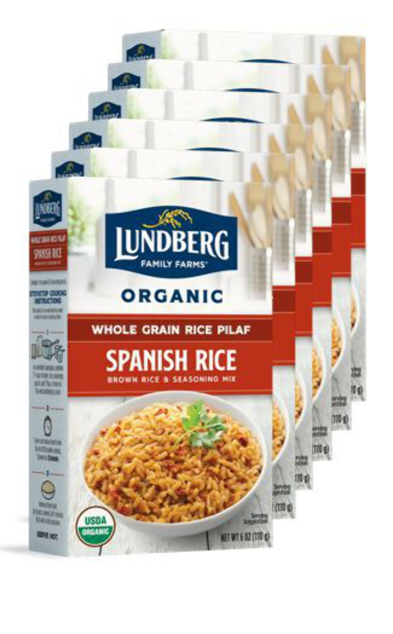 Lundberg Family Farms OG WHOLE GRAIN SPANISH RICE, 6 oz