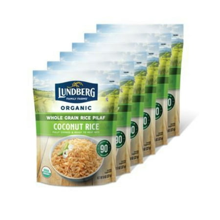 Lundberg Family Farms Organic Coconut 90-Second Rice - 6 ct