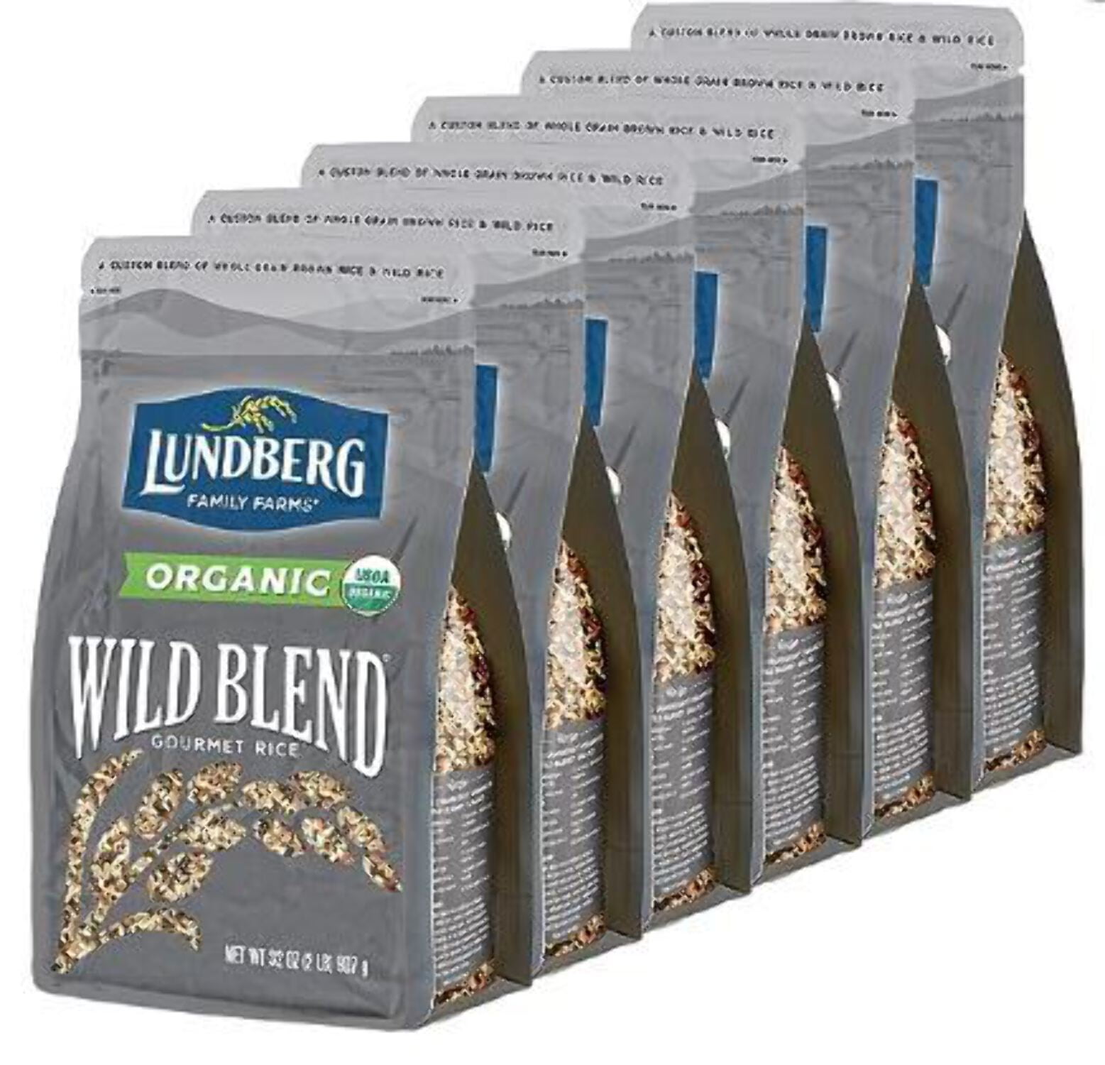 Lundberg Family Farms, Organic Wild Blend® Rice, 32 oz (6 Count