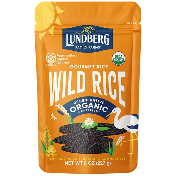 Lundberg Family Farms Organic Wild Rice, Vegan, Gluten Free 8oz