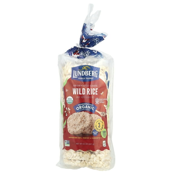 Lundberg Family Farms Rice Cake Wild Ls, 8.5 Oz