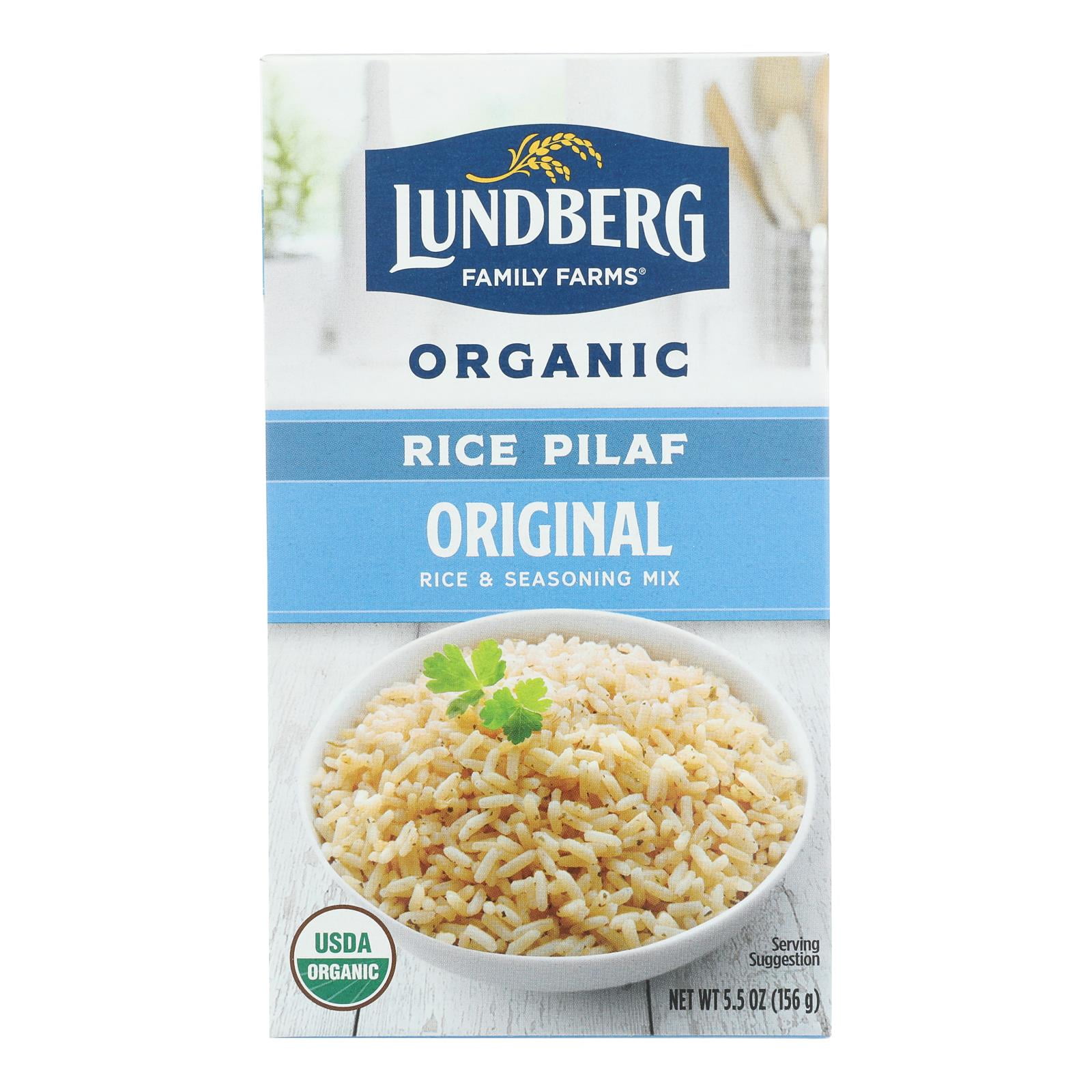 Lundberg Family Farms - Rice and Seasoning Mix - White Rice Pilaf - Case of 6 - 5.50 oz.
