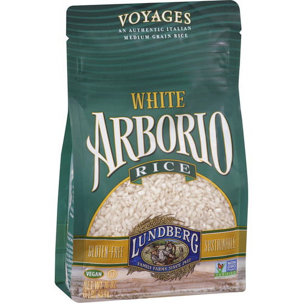 Lundberg Family Farms White Arborio Rice, 16 oz, (Pack of 6)