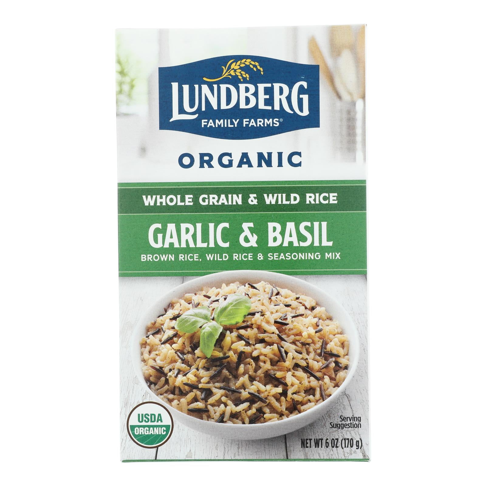 Lundberg Family Farms Whole Grain Rice And Wild Rice - Case Of 6 - 6 Oz.