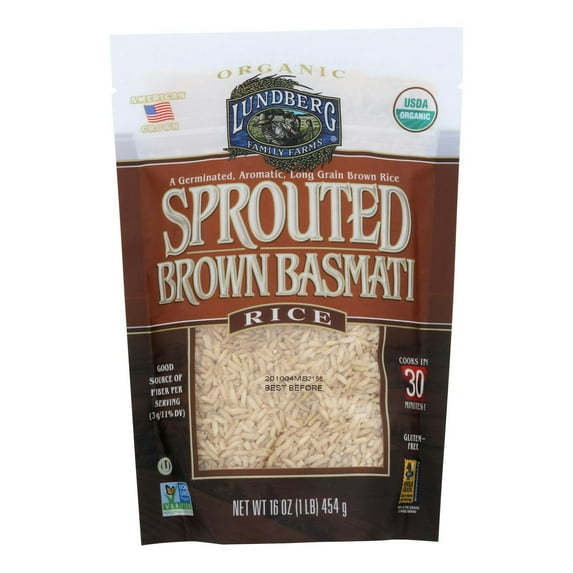 Lundberg Organic Brown Basmati Rice 16 oz (Pack Of 6)