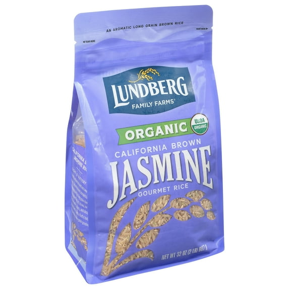 Lundberg Organic Brown Jasmine Rice 32 oz (Pack Of 6)
