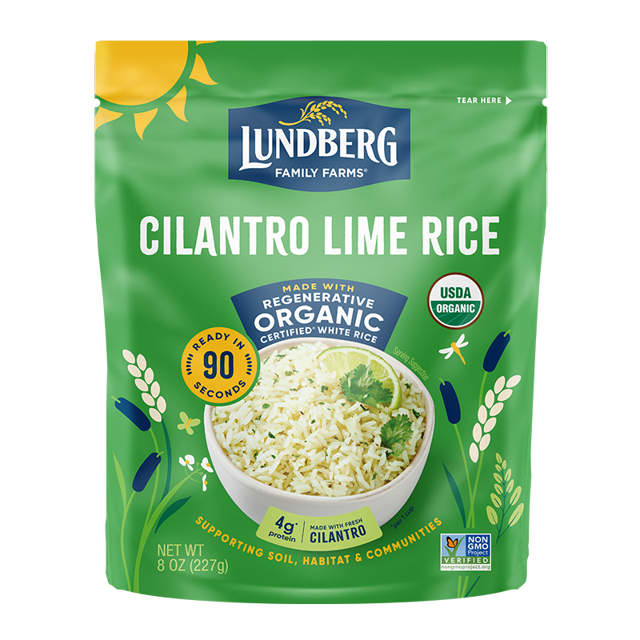 Lundberg Organic Cilantro Lime Rice Fully Cooked & Ready to Heat 8 oz