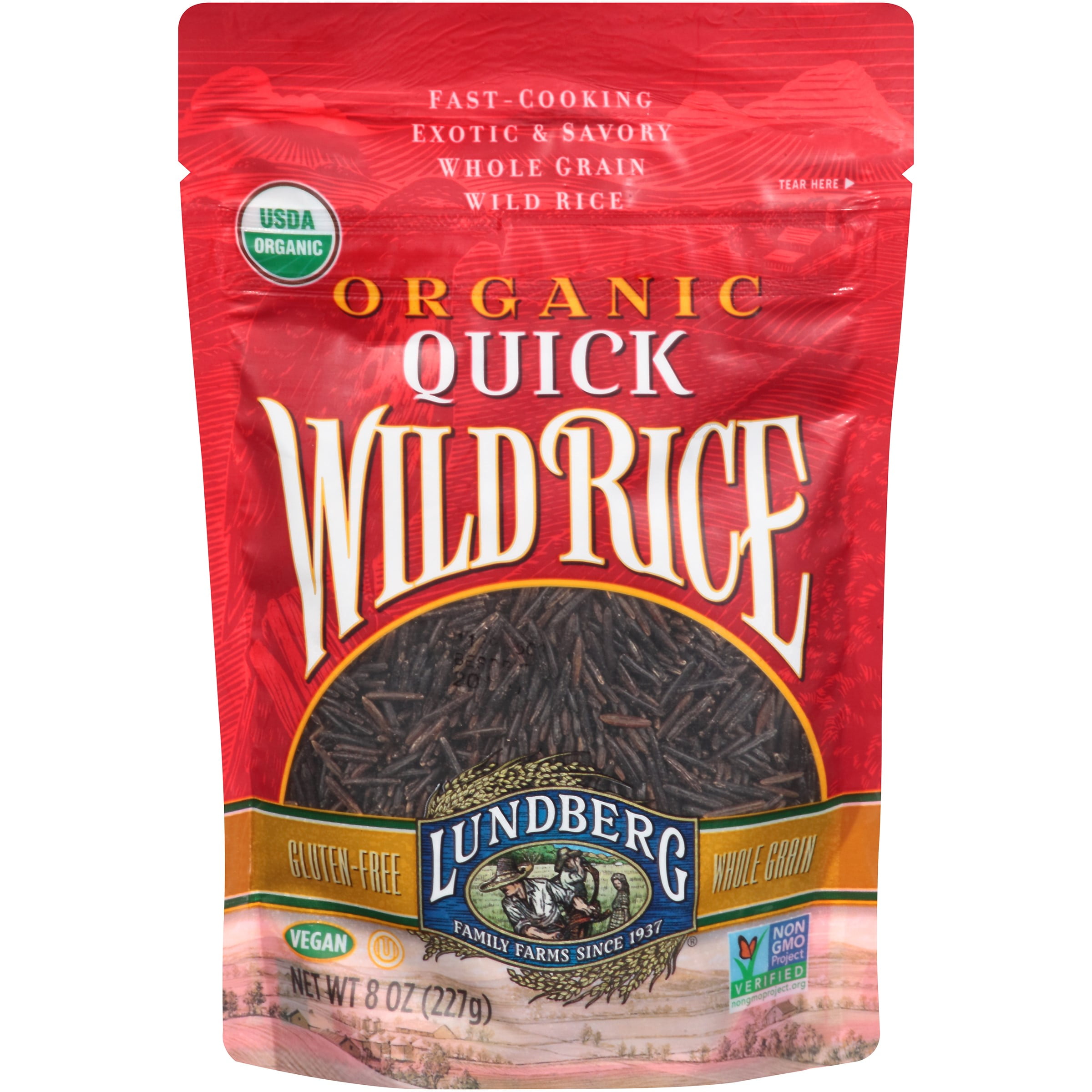 Lundberg Organic Quick Wild Rice 8 Ounce