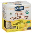 thumbnail image 1 of Lundberg Organic Thin Lemon Poppy Seed Rice Cracker 3.3 oz (Pack Of 12), 1 of 3