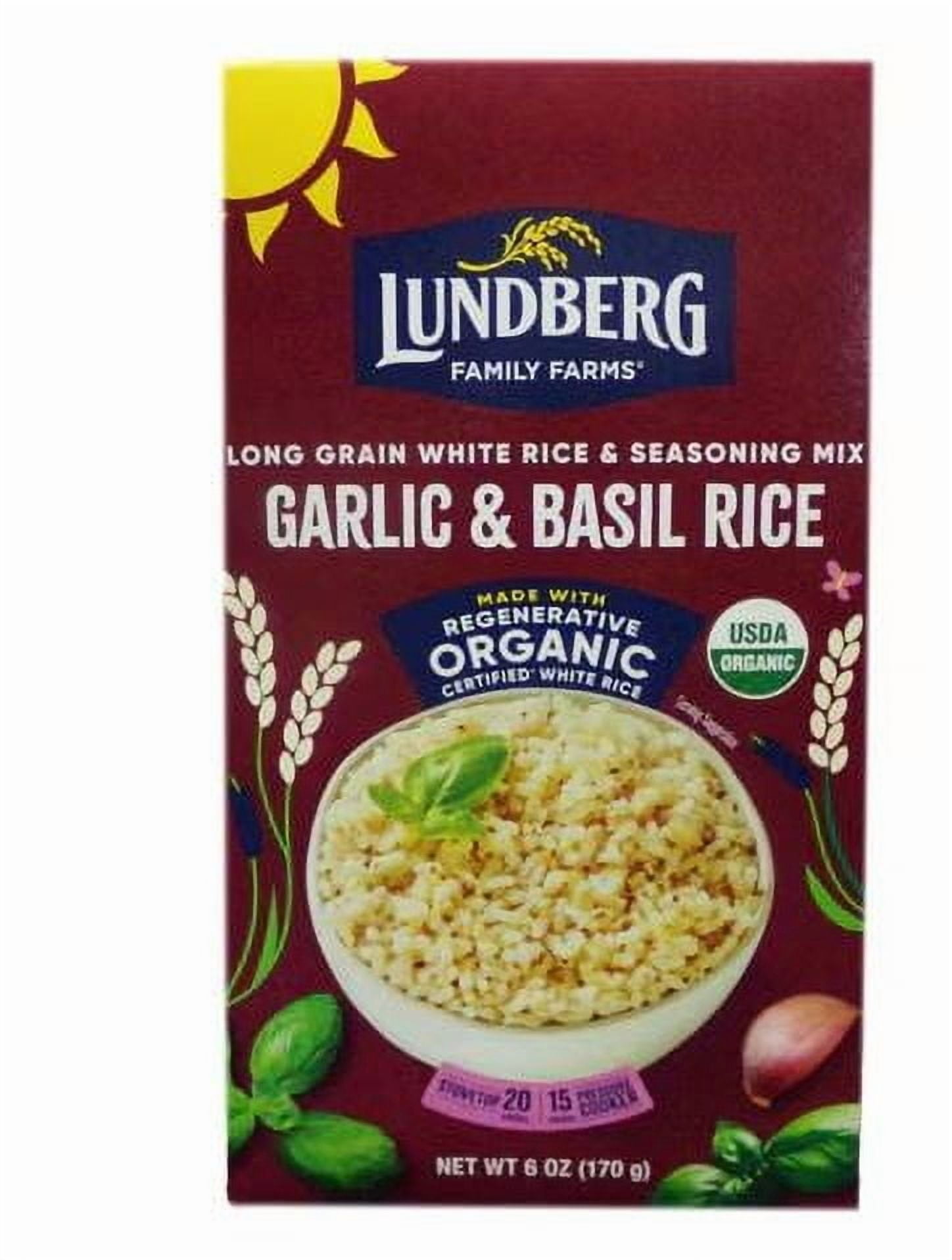 Lundberg, Organic Whole Grain Rice & Seasoning Mix, Rice & Wild Rice ...