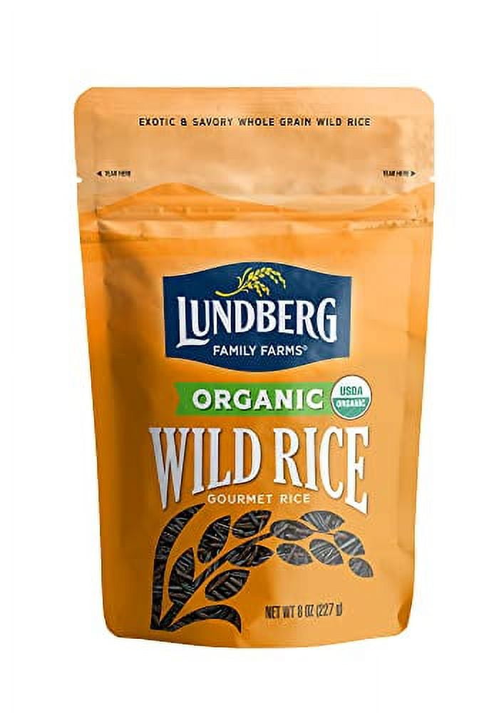 Lundberg, Organic Wild Rice, 8 oz Pack of 2