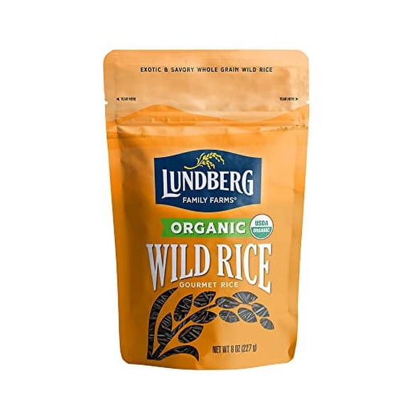 Lundberg, Organic Wild Rice, 8 oz Pack of 2