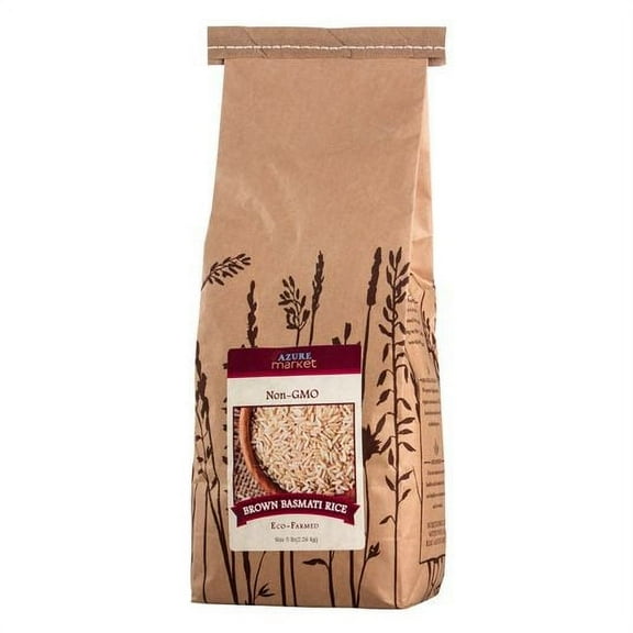 Lundberg Rice, Basmati, Brown, Eco-Farmed, Gluten Free-5 lb