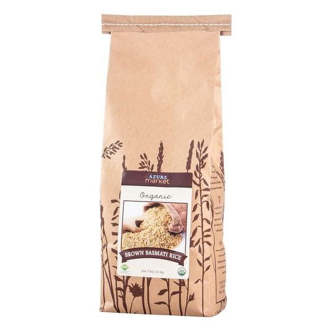 Lundberg Rice, Basmati, Brown, Organic, Gluten Free-5 lb