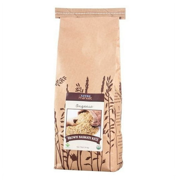 Lundberg Rice, Basmati, Brown, Organic, Gluten Free-5 lb