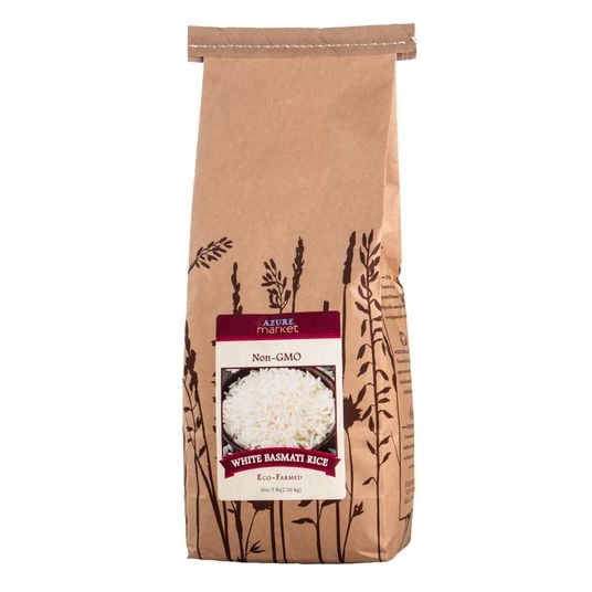 Lundberg Rice, Basmati White, Eco-Farmed, Gluten Free-5 lb