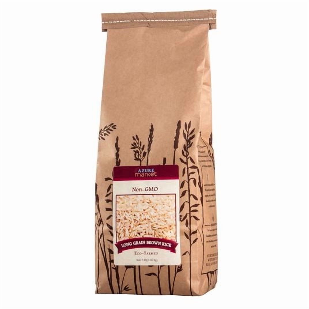 Lundberg Rice, Long Grain, Brown, Eco-Farmed, Gluten Free-5 lb