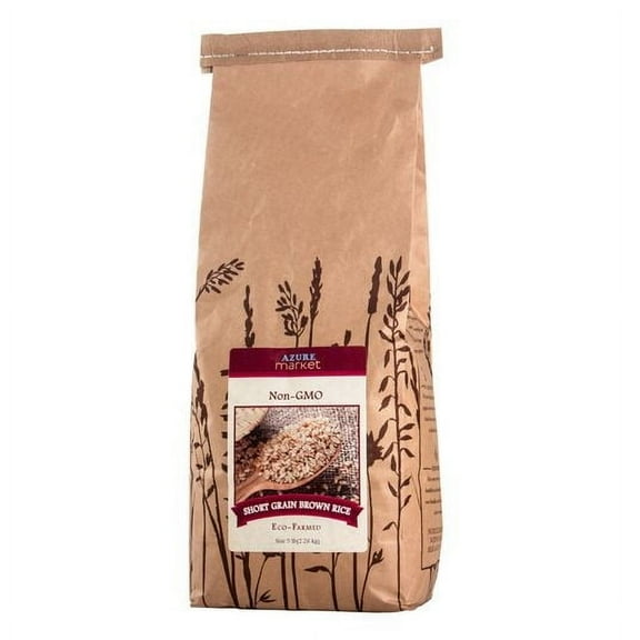 Lundberg Rice, Short Grain Brown, Eco-Farmed, Gluten Free-5 lb