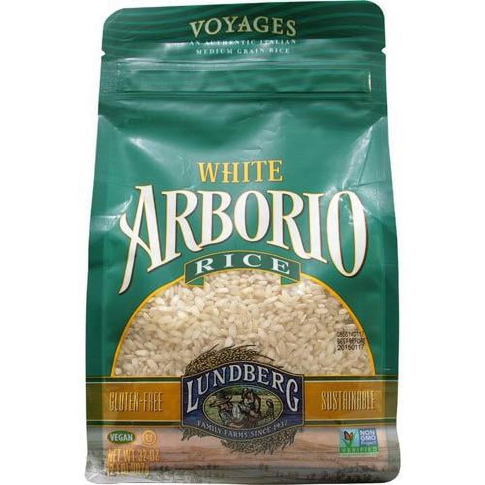 Lundberg White Arborio Rice Gluten 2 Lbs 2 Pc