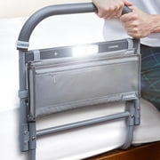 Lunderg Large Bed Assist Rail for Seniors with Motion-Activated Light & Storage Pocket - Easy to Install Bed Rails for Elderly Adults Safety & Post-Surgery - Helps Reduce Falls & Support Independence