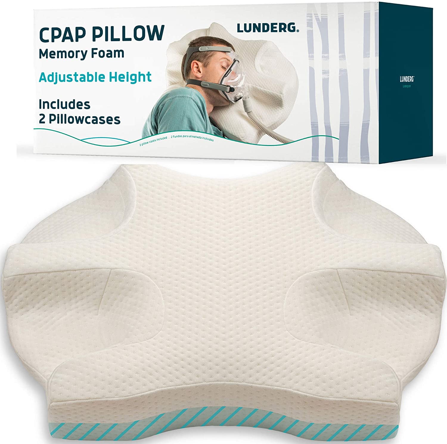 Mars Wellness Side Sleeping Pillow for Side Sleepers and CPAP Users - –  Mars Med Supply