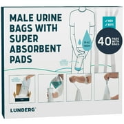 Adhafera Disposable Urine Bags, 700ML Urine Bags for Travel