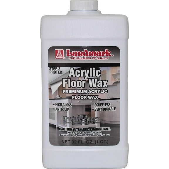 Lundmark Acrylic Floor Wax, 32-Ounce, 3203F32-6