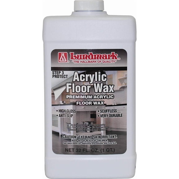 Lundmark Acrylic Floor Wax - Wax Finish - 32 fl oz
