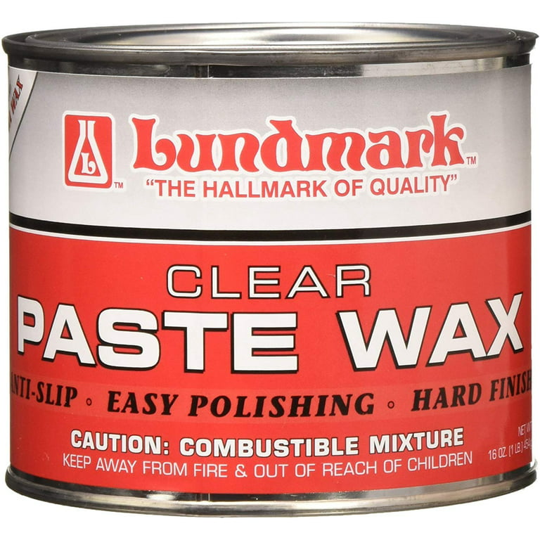 Lundmark Carnauba Paste Wax, Clear, 1-Pound, 3206P001-6