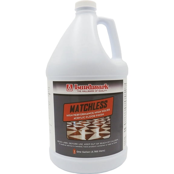 Lundmark, Inc Lundmark Matchless High Performance Floor Finish, 1-Gallon, 3306G01-4 (COM-3306G01-4)