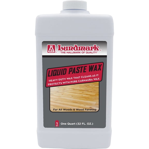 Lundmark Liquid Paste Wax Clear Heavy Duty Wax Liquid 32 oz.