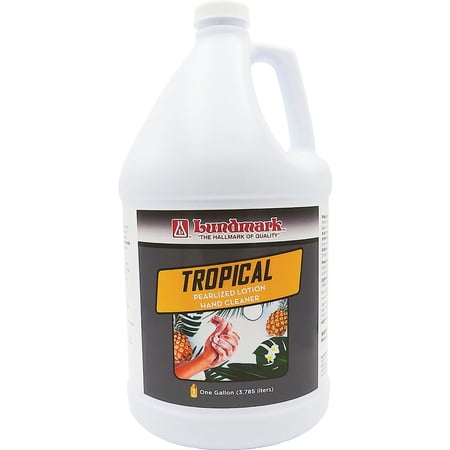Lundmark Tropical Hand Cleaner, Pearlized Liquid Lotion Soap, 1-Gallon, 3302G01-4