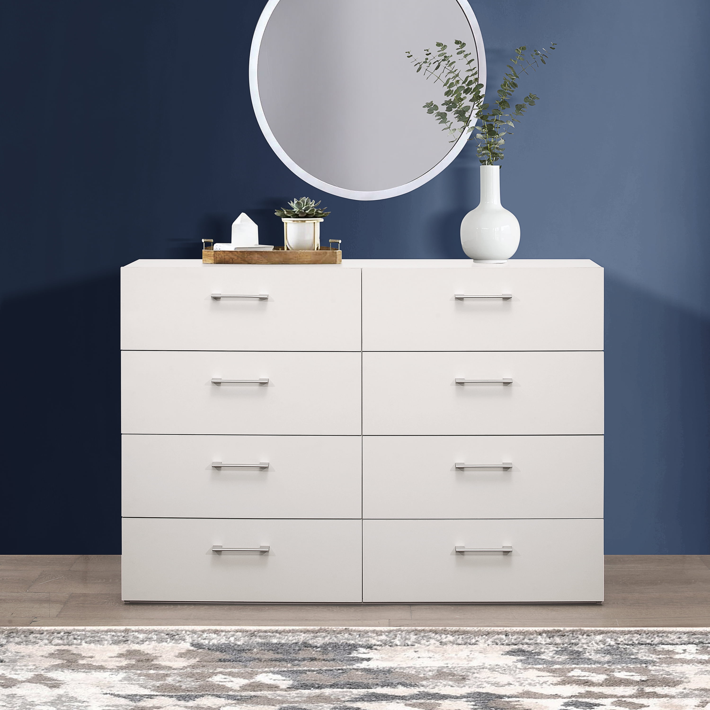 Lundy 8 Drawer Dresser White by Hillsdale Living Essentials