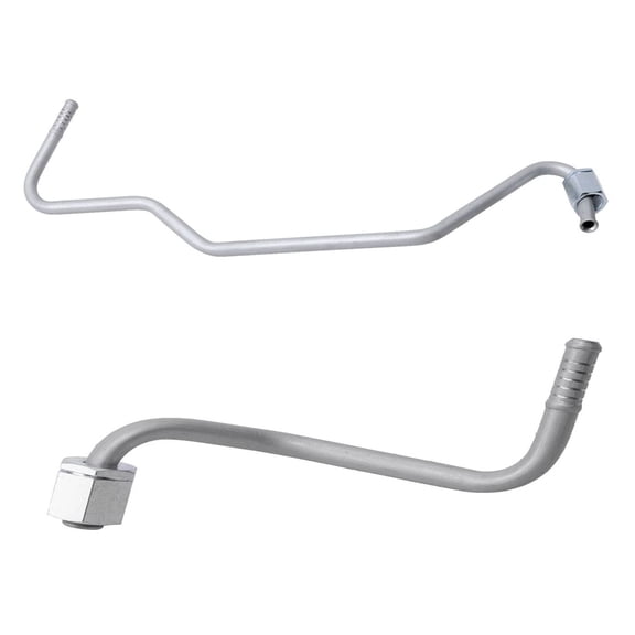 LuneZhenth 2pcs Transmission Cooler Lines on Radiator for Jeep for Grand Cherokee 1999-2003 52079753AA 52079753AB