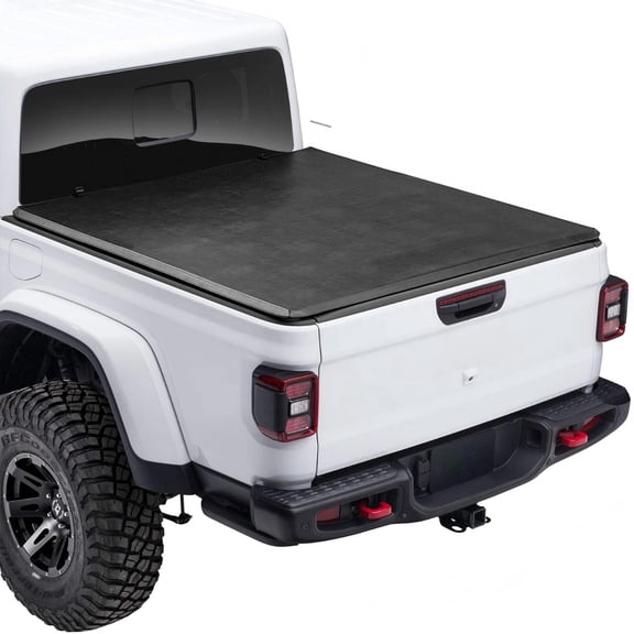 LuneZhenth 5.7Ft Roll Up Truck Tonneau Cover  for 2022-2025 Ford F-150 Lightning Fleetside/Styleside Bed Vinyl