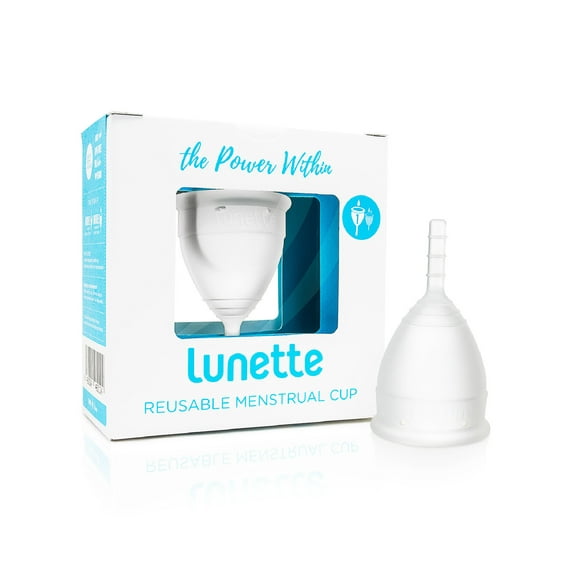 Lunette menstrual cup, clear, size 1