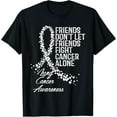 thumbnail image 1 of Lung Cancer Awareness Friends Fighter Support T-Shirt, 1 of 4