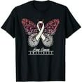 thumbnail image 1 of Lung Cancer Awareness Shirt Butterfly Lovers Gifts T-Shirt, 1 of 7