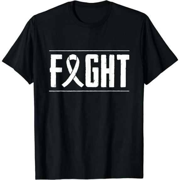 Lung Cancer Fight Cancer Ribbon T-Shirt