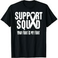 thumbnail image 1 of Lung Cancer Support Squad Lung Cancer Awareness T-Shirt, 1 of 4