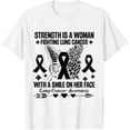 thumbnail image 1 of Lung Cancer Warrior Lung Cancer Awareness Women T-ShirtMen and women, White T-shirt, size: Extra large, 1 of 4